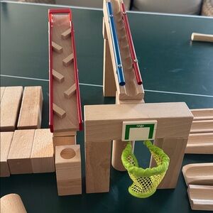 Haba Wooden Marble Run Construction Mixed Set
